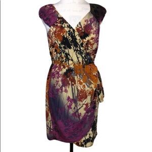 Charlie Jade Silk Dress, Faux Wrap